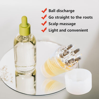 FIZZI SHOP JK SIDHU 10ml hair oil applicator showing a small transparent bottle with a nozzle for easy oil application