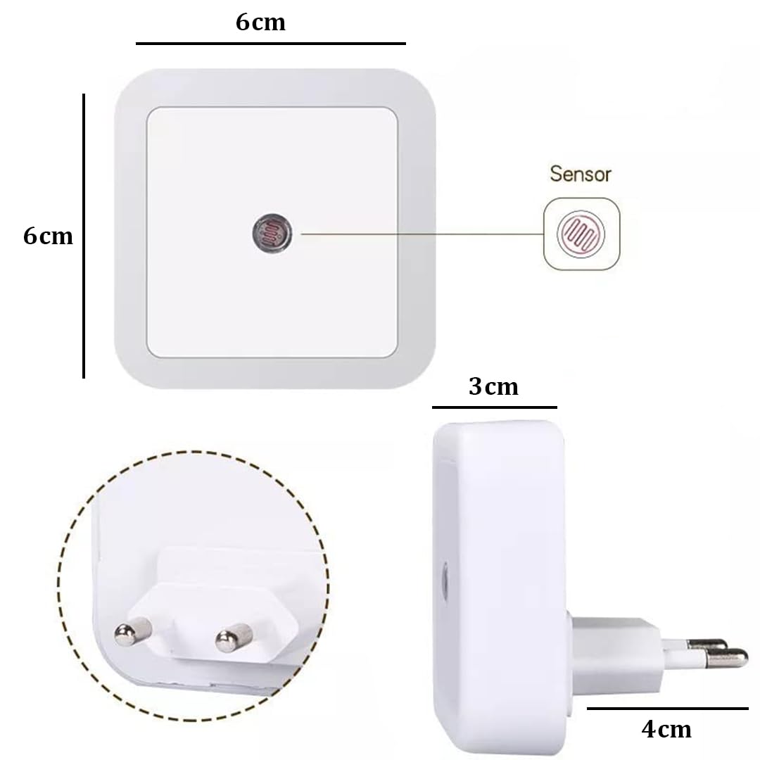 FIZZI SHOP sensor night light emitting soft glow, with motion-activated design for easy nighttime illumination.