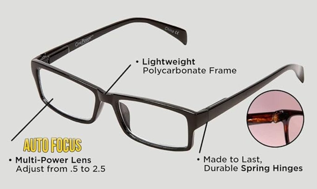 FIZZI SHOP JK SIDHU One Power Fits All Glasses with adjustable frame and clear lenses, designed for versatile eye protection and style.