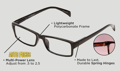 FIZZI SHOP JK SIDHU One Power Fits All Glasses with adjustable frame and clear lenses, designed for versatile eye protection and style.