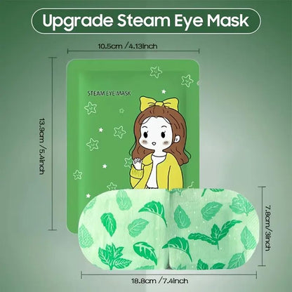 Self-heating steam eye mask from FIZZI SHOP, soft fabric mask with adjustable straps for relaxing eye relief.