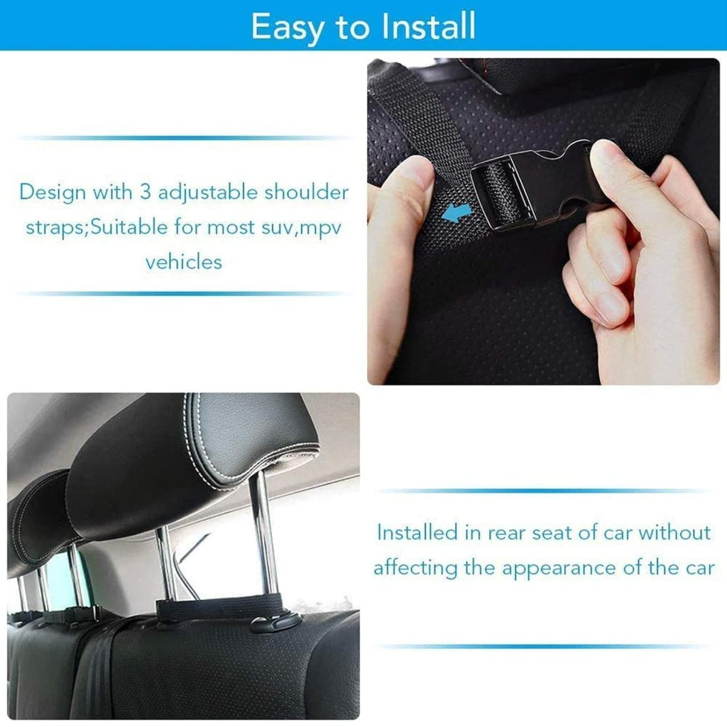 FIZZI SHOP JK SIDHU car backseat trunk organizer with multiple compartments for storage and organization.