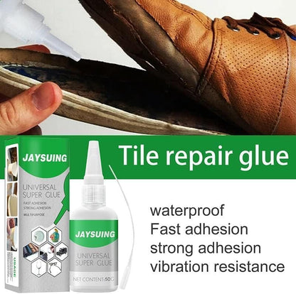 FIZZI SHOP JK SIDHU universal super glue bottle with clear label, ready for quick adhesive bonding and repair projects.