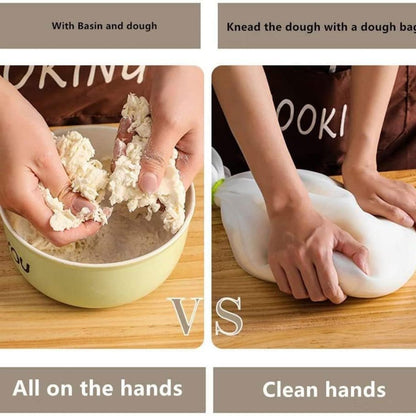 Silicone Atta Maker Bag by FIZZI SHOP for kneading and storing dough, flexible and easy to clean kitchen tool.