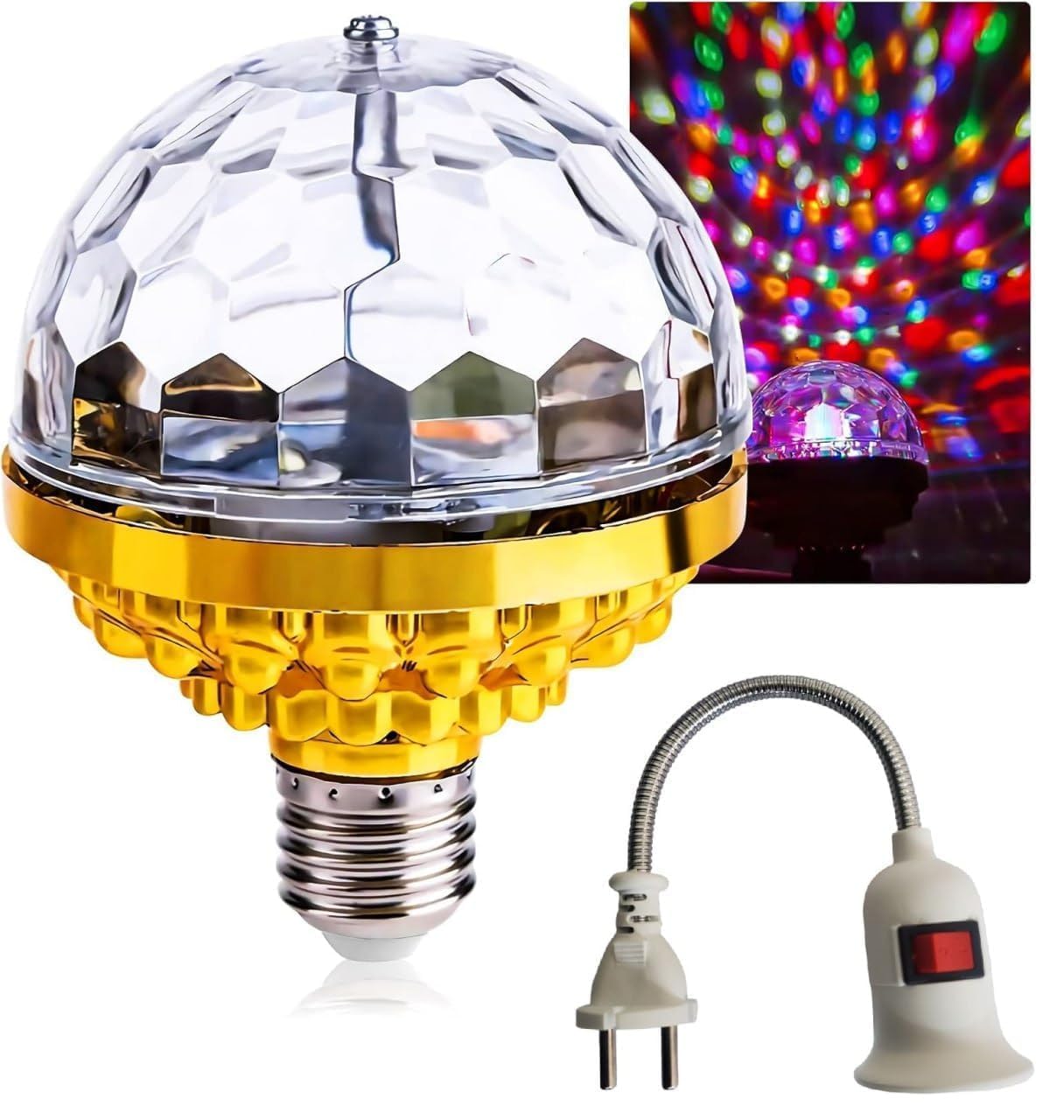 Color Rotation Lamp by FIZZI SHOP with vibrant, shifting LED lights and modern design for ambient room lighting.