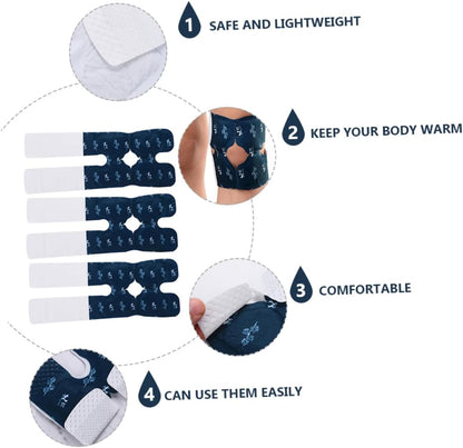 FIZZI SHOP warm knee pad showing soft fabric and adjustable straps for comfortable support and warmth.