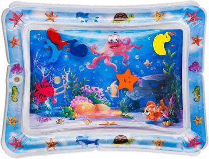 Baby water play mat by FIZZI SHOP JK SIDHU, featuring colorful, interactive water-filled surface for sensory play and tummy time.