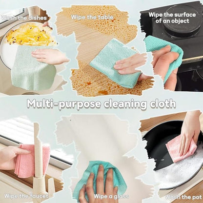 Set of 20 microfiber cleaning wipes from FIZZI SHOP JK SIDHU, shown stacked and folded, ideal for cleaning surfaces and screens.