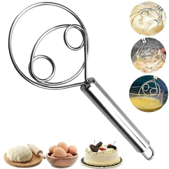 FIZZI SHOP Atta Maker Tool for kneading and preparing dough, featuring a sturdy handle and efficient design for easy use.
