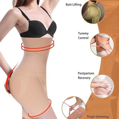 FIZZI SHOP polyester body shaper butt lifter panties with seamless design and firming support for enhanced curves.