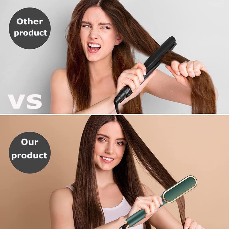 FIZZI SHOP JK SIDHU hair straightener comb with ceramic plates for sleek, smooth hair styling.