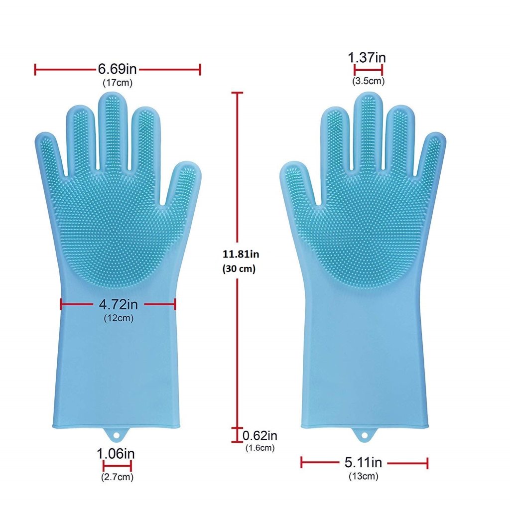 Pair of black silicone gloves by FIZZI SHOP JK SIDHU, showing textured surface for heat resistance and flexible fit.