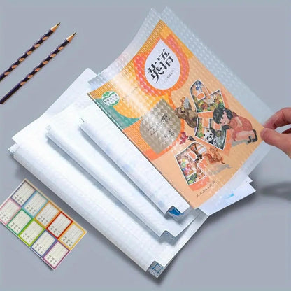 Set of 30 waterproof plastic book covers by FIZZI SHOP JK SIDHU, durable protective covers for books.