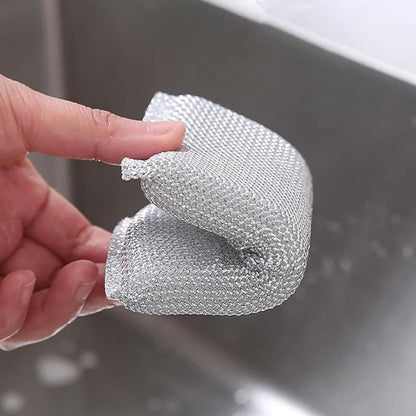 Four FIZZI SHOP dish cleaning scrub sponges stacked together on a white background.