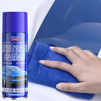 FIZZI SHOP Anti Fog Dust Remover Glass Spray 450ml bottle with spray nozzle, designed for cleaning and anti-fogging glass surfaces.