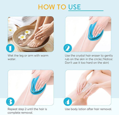 Crystal hair remover device from FIZZI SHOP with a sleek, compact design for painless hair removal.