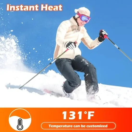 Pair of FIZZI SHOP self-heating hand warmer patches in a pack of 10 pairs, displayed in resealable packaging