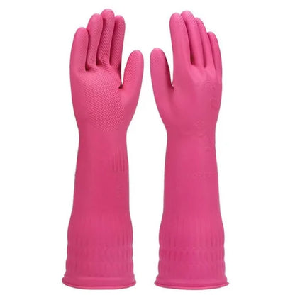Long FIZZI SHOP gloves with extended cuff, made of soft fabric, designed for warmth and stylish coverage.