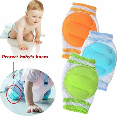 FIZZI SHOP JK SIDHU baby knee pad cushion with soft lining and knee protection for toddlers, shown on a child’s knee.