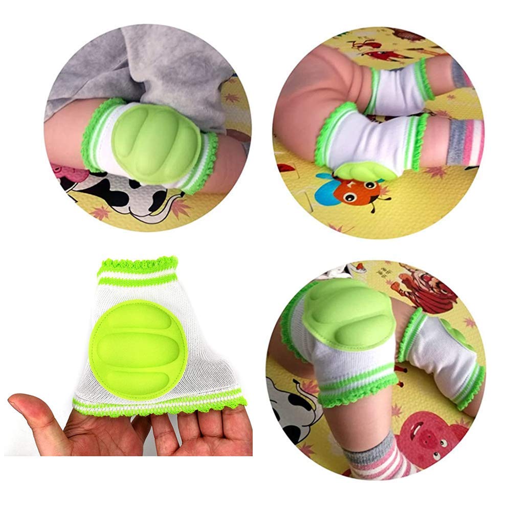 FIZZI SHOP JK SIDHU baby knee pad cushion with soft padding, designed to protect infants' knees during crawling.