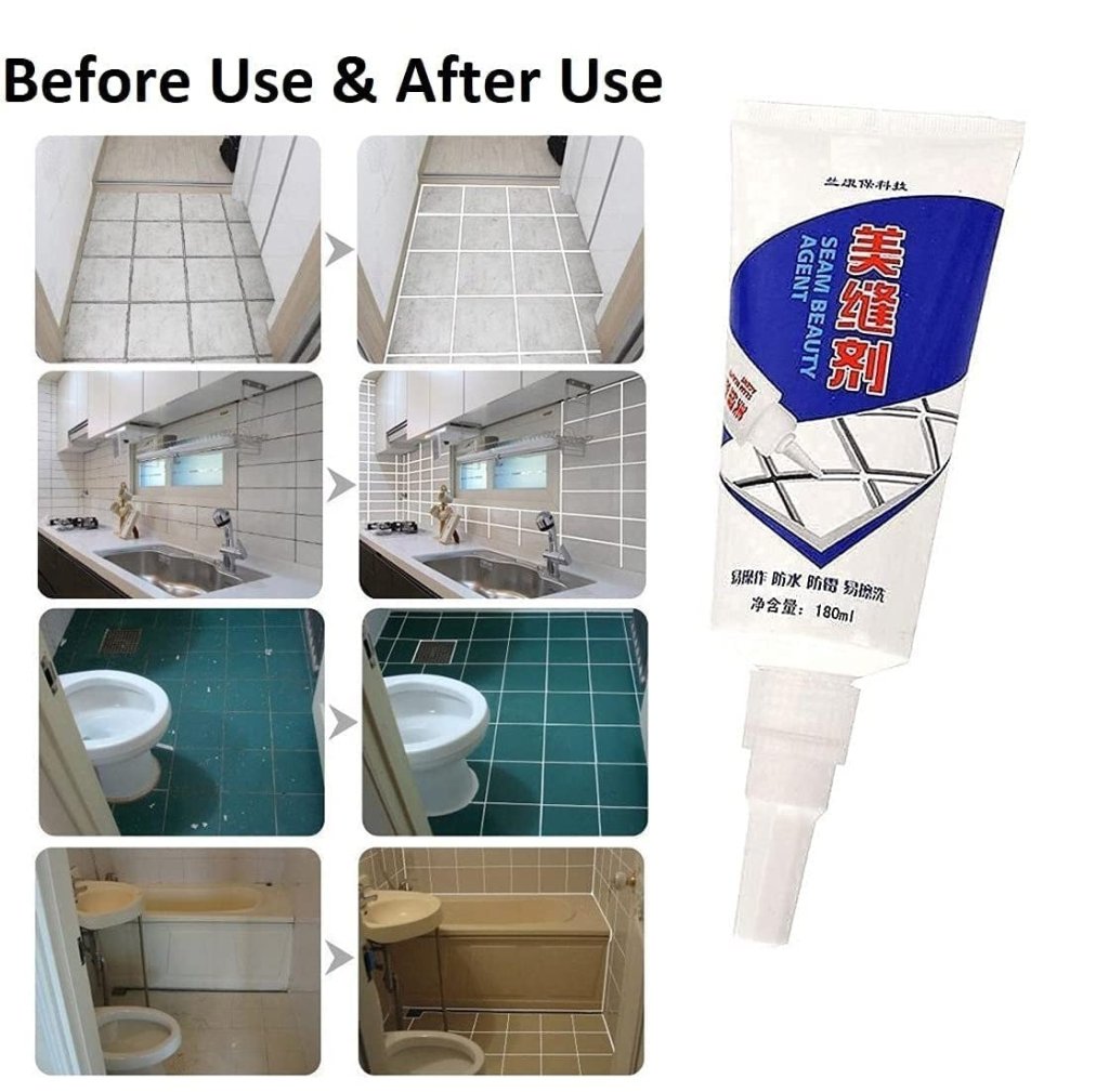 Tiles Gape Filler by FIZZI SHOP JK SIDHU, showing the close-up of the filler used between tiles for seamless finishing.