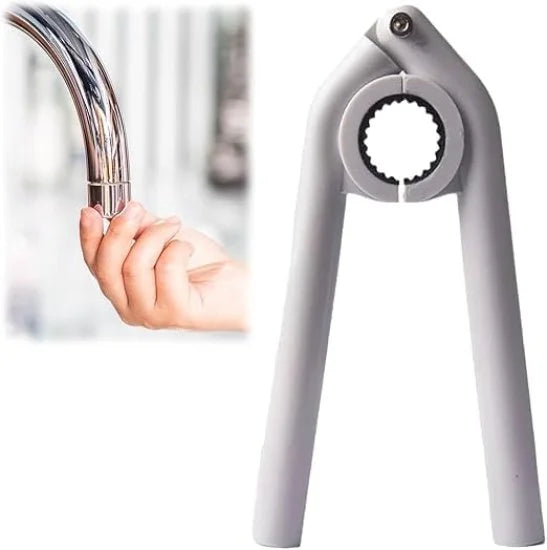 FIZZI SHOP anti-slip faucet wrench with ergonomic handle and adjustable jaw for plumbing repairs and faucet installation.