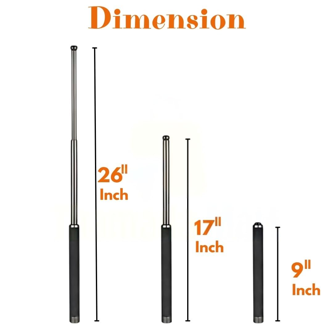 FIZZI SHOP self-defense stick, compact and sturdy, designed for personal safety and self-protection.
