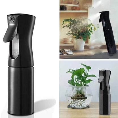 FIZZI SHOP hair spray bottle with clear plastic container and spray nozzle for styling and hair hold.