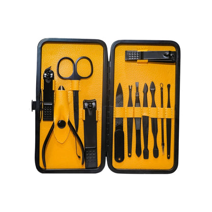 FIZZI SHOP nail cutter set with precision stainless steel clippers and grooming tools for nails and cuticles.