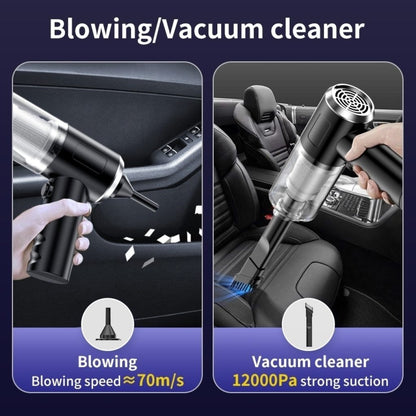 FIZZI SHOP 3-in-1 portable mini vacuum cleaner with handheld design, showing attachments and compact size for versatile cleaning.
