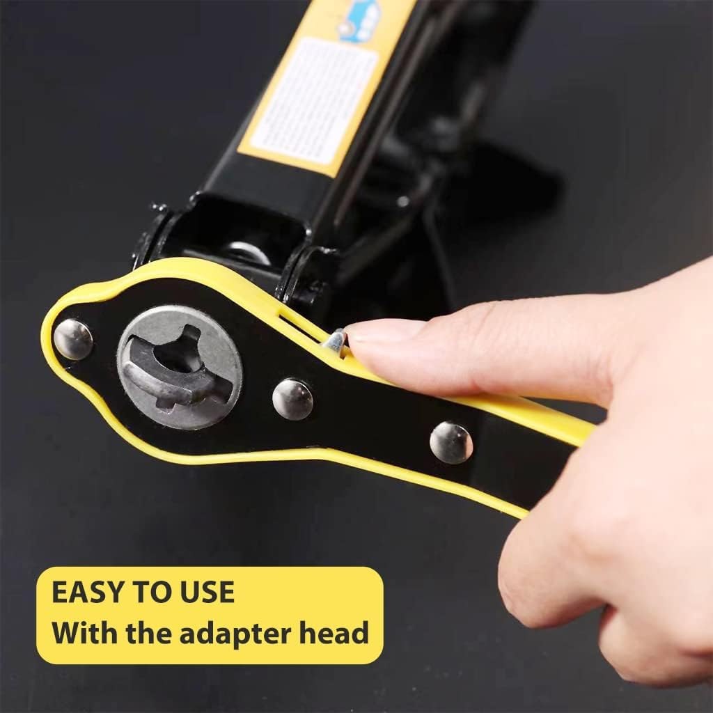 Universal car jack wrench by FIZZI SHOP JK SIDHU, shown in black with a handle and adjustable mechanism for vehicle lifting.