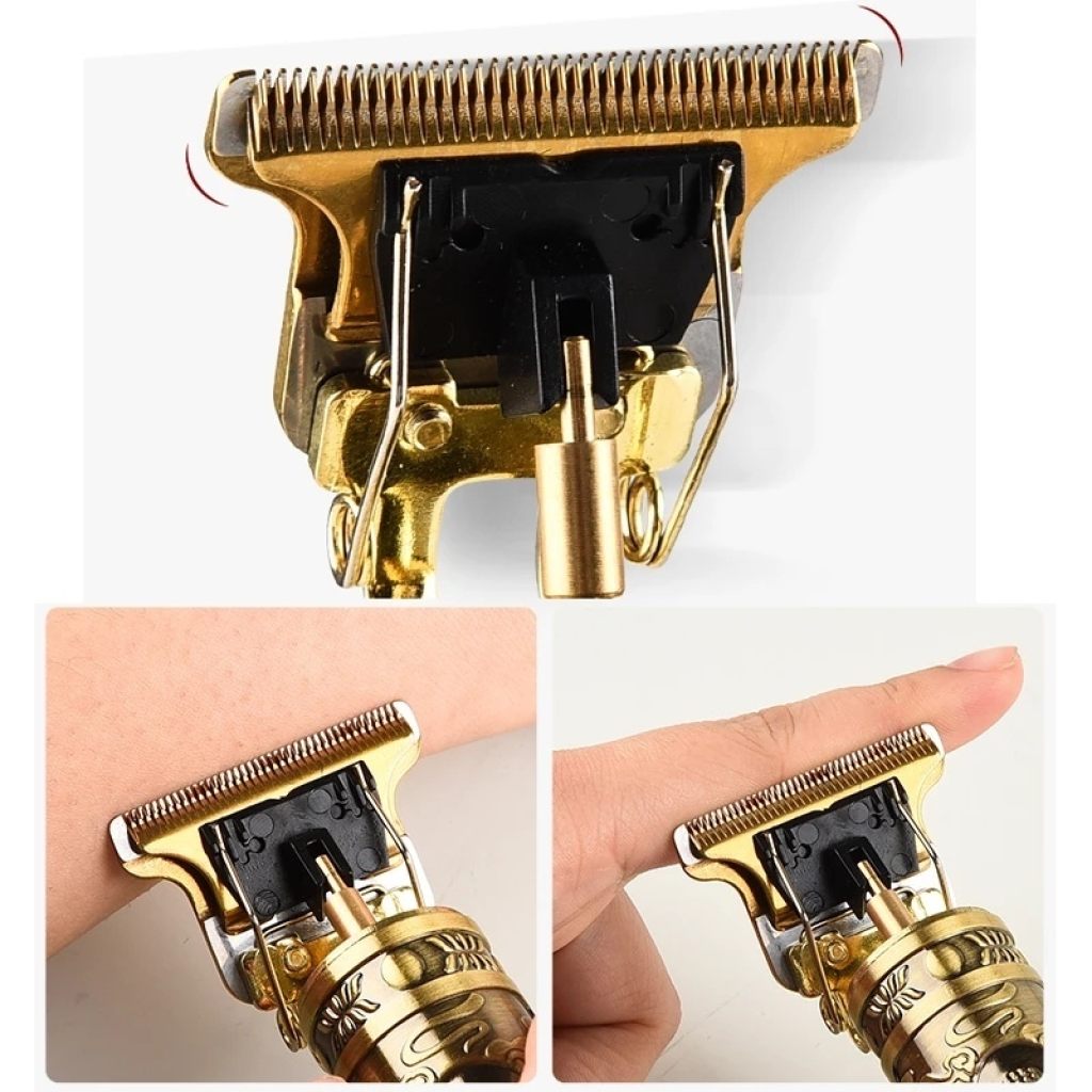 FIZZI SHOP Buddha-shaped plastic hair trimmer with detailed Buddha head design for grooming and styling.