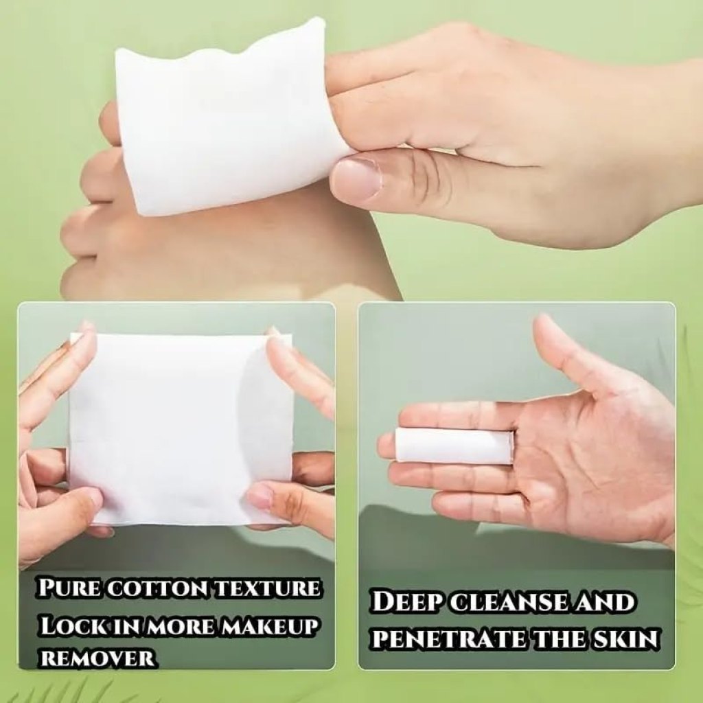 FIZZI SHOP JK SIDHU makeup remover wipes with soft cloths for gentle face cleansing and makeup removal.