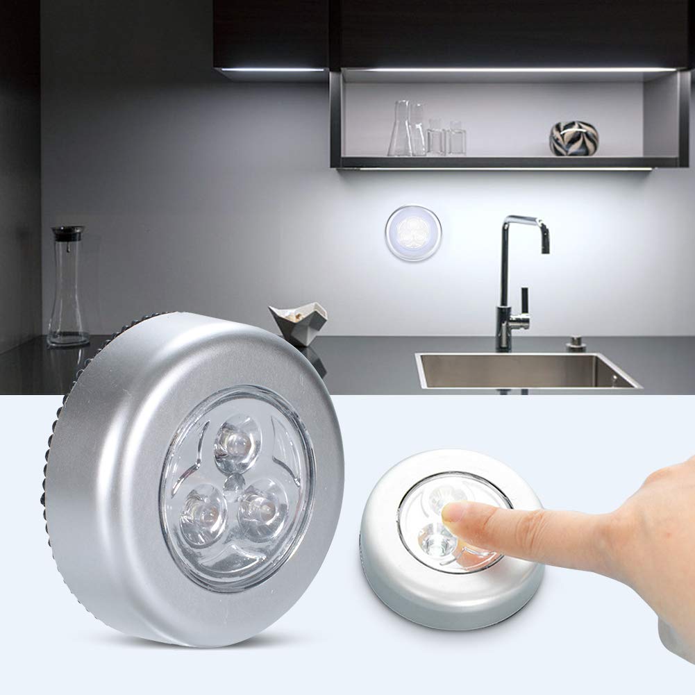 FIZZI SHOP 3 LED cordless stick lamp with adjustable brightness, portable compact design, ideal for indoor and outdoor lighting.