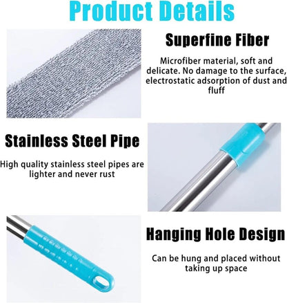 Flexible flat gap cleaning mop by FIZZI SHOP with a slim head for reaching tight spaces and cleaning gaps effectively.