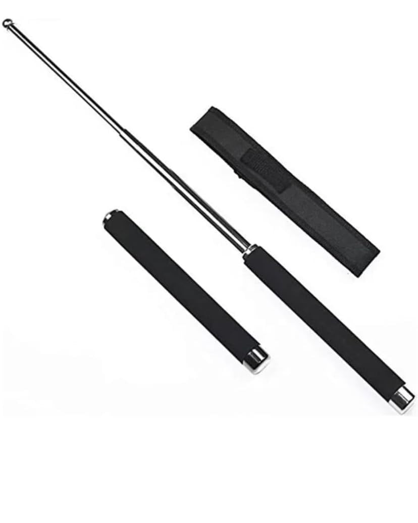 FIZZI SHOP self-defense stick shown on a neutral background, lightweight and portable for personal safety.