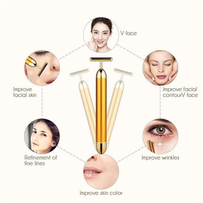 FIZZI SHOP JK SIDHU Energy Beauty Bar with sleek design, compact size, and LED light for skincare and facial massage.