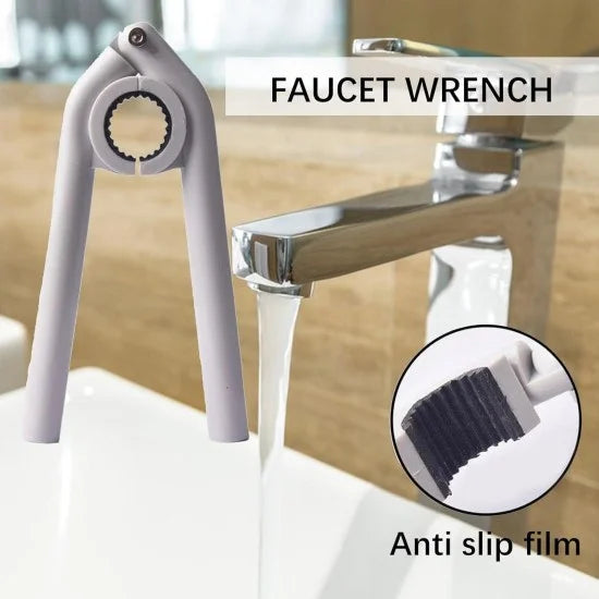 FIZZI SHOP anti-slip faucet wrench with ergonomic handle for easy plumbing fixture removal and installation.
