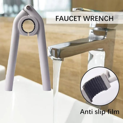 FIZZI SHOP anti-slip faucet wrench with ergonomic handle for easy plumbing fixture removal and installation.