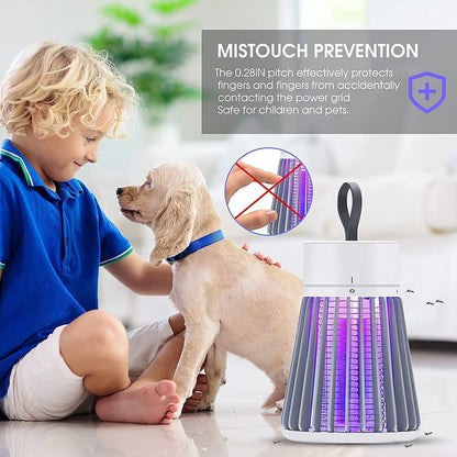 Electric Shock Mosquito Killer by FIZZI SHOP with UV light and metal grid for effective insect trapping and removal.