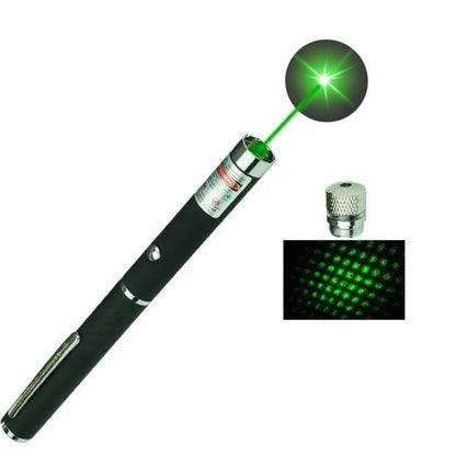 Green laser pointer light from FIZZI SHOP JK SIDHU, showing a sleek handheld device emitting a bright green laser beam.