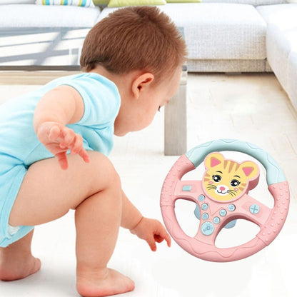 Kids simulated steering wheel toy by FIZZI SHOP JK SIDHU, featuring colorful buttons and realistic steering design for children.