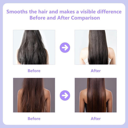 FIZZI SHOP mobile heat comb with ceramic plates for quick hairstyling and smoothing, shown with sleek design in the image.
