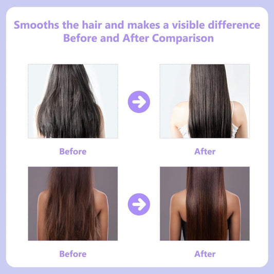 FIZZI SHOP mobile heat comb with ceramic plates for quick hairstyling and smoothing, shown with sleek design in the image.