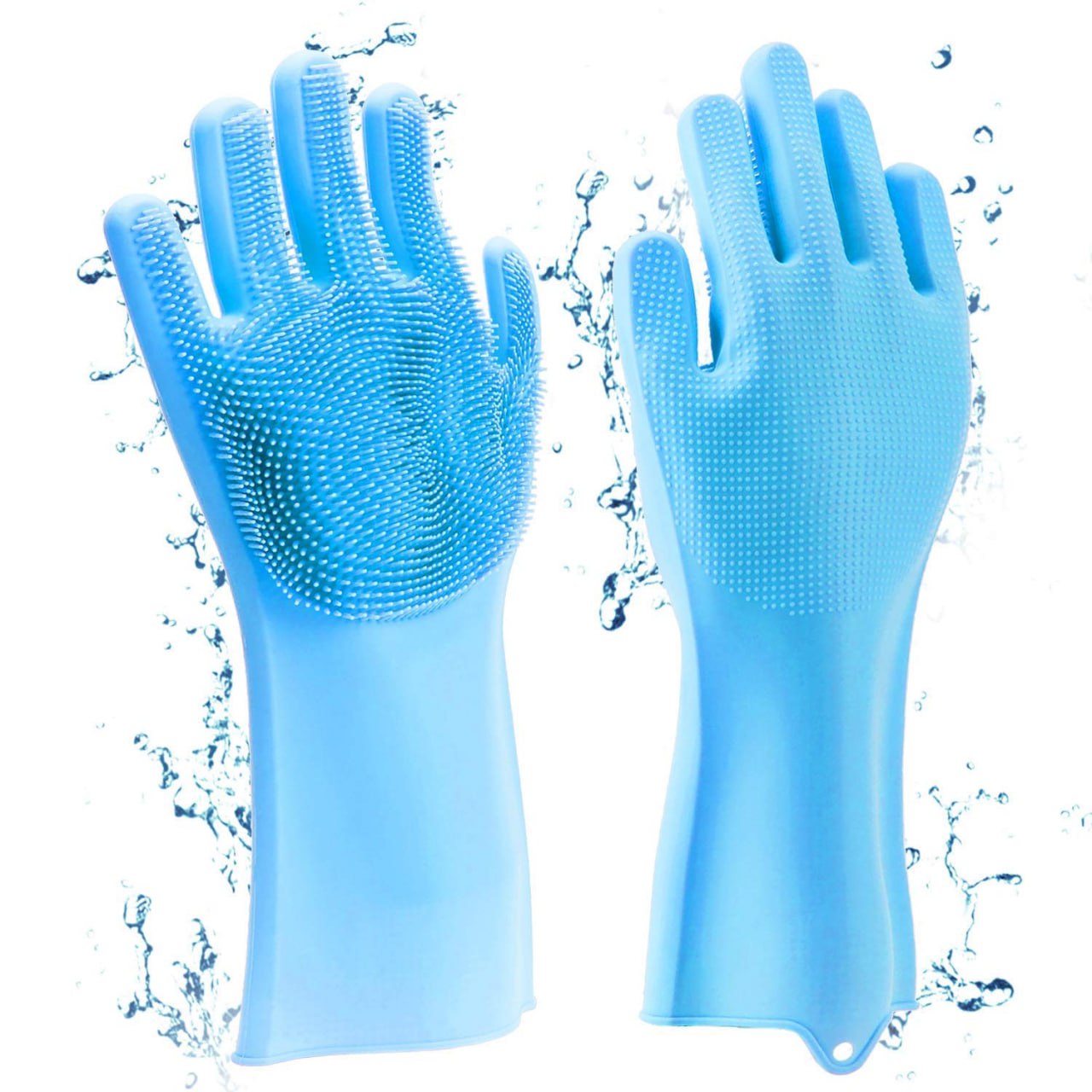 Silicon gloves by FIZZI SHOP JK SIDHU, heat-resistant kitchen gloves showing textured surface for grip and safety.