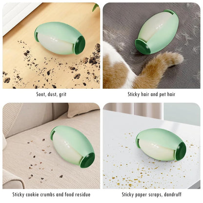 Reusable FIZZI SHOP lint roller ball with washable, durable lint catcher for removing pet hair and lint from clothing and upholstery.