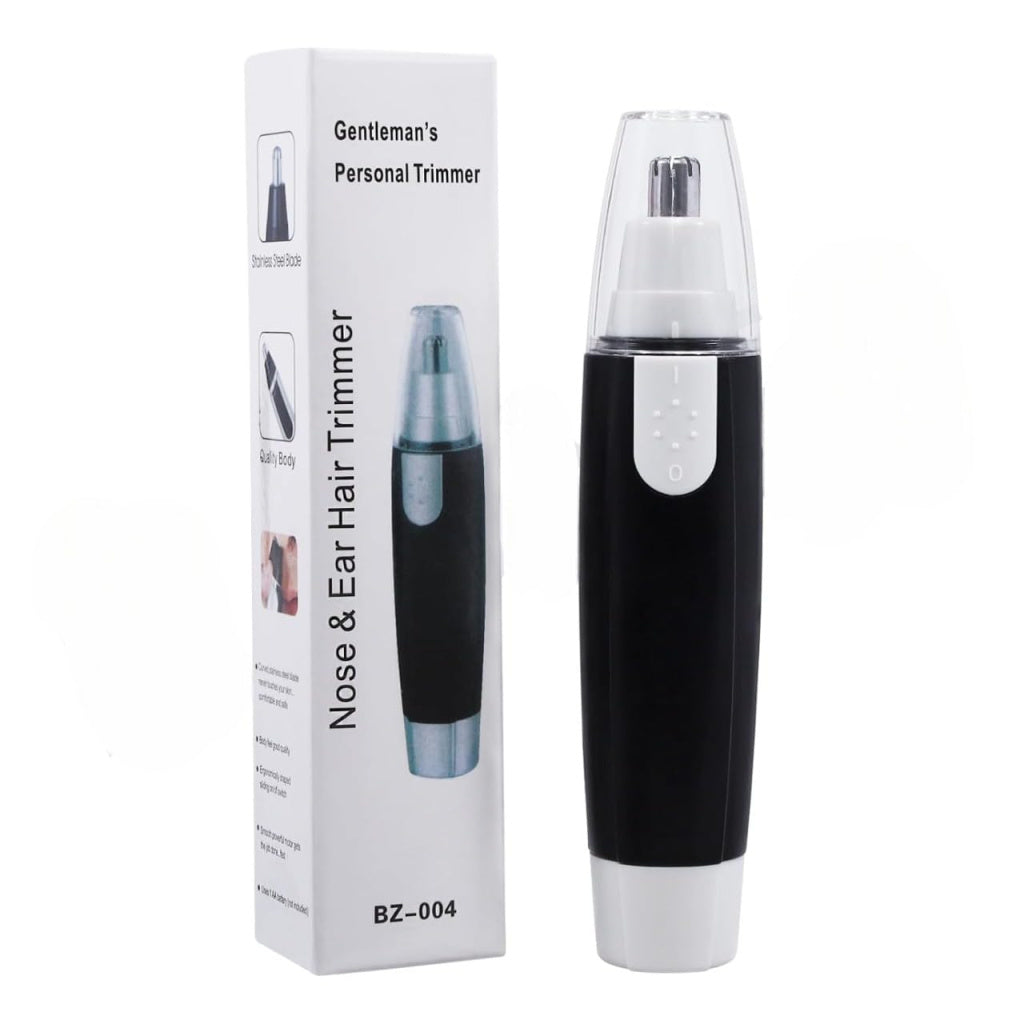 FIZZI SHOP nose and ear hair trimmer with stainless steel blades and ergonomic design for safe grooming.