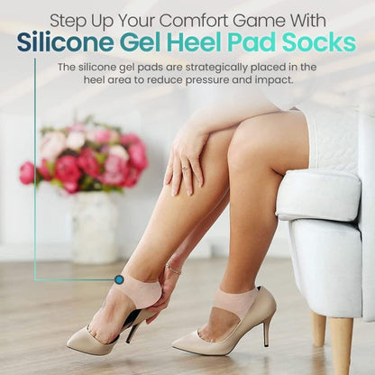 FIZZI SHOP JK SIDHU ankle gel socks showing soft fabric and gel padding for comfort and support.