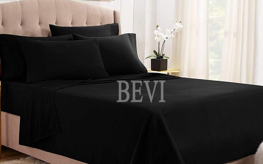 Silver grey FIZZI SHOP Seasons double bedsheet with two matching pillow covers, soft and elegant for bedroom decor.