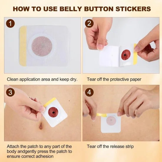 10-piece slim patch set by FIZZI SHOP, showing discreet adhesive patches for body slimming and contouring.